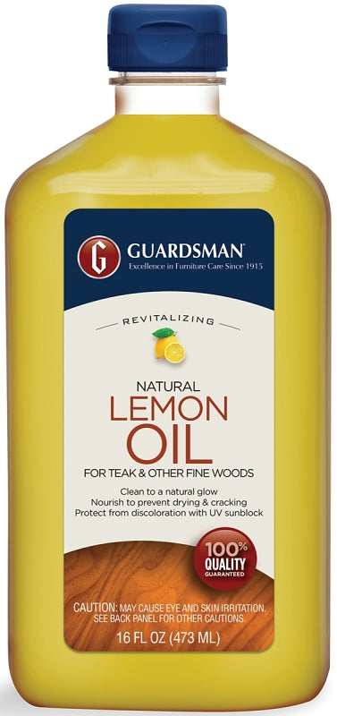 GUARDSMAN Guardsman 461700 Lemon Oil, 16 oz, Yellow, Liquid, Slight