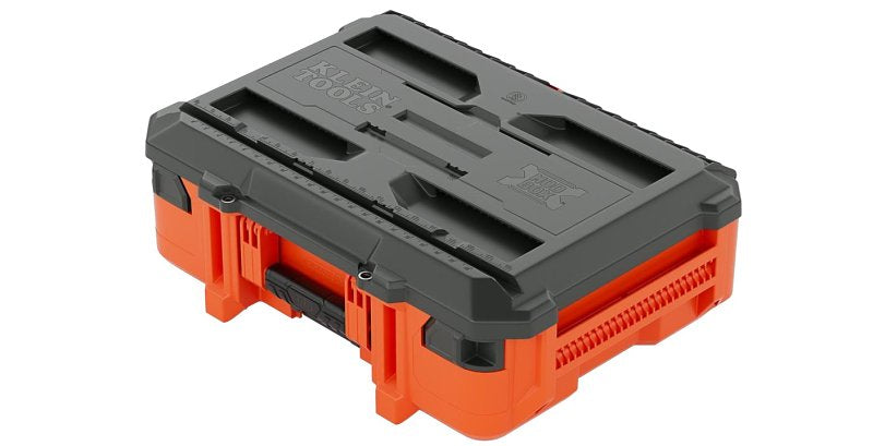 KLEIN Klein Tools MODbox Series 54300MBX Small Toolbox, 75 lb, Polymer, Orange, 22 in L x 19.1 in H Outside