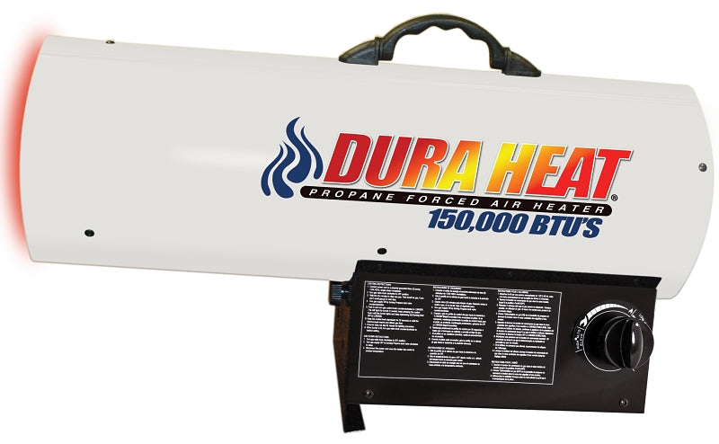 DURA HEAT Dura Heat GFA150A Forced Air Heater, 100 lb Tank, Liquid Propane, 120000/135000/150000 Btu, 99 % Efficiency APPLIANCES & ELECTRONICS DURA HEAT