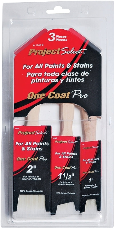 LINZER Linzer A1143S Chiseled Trim Paint Brush Set, 3-Brush PAINT LINZER