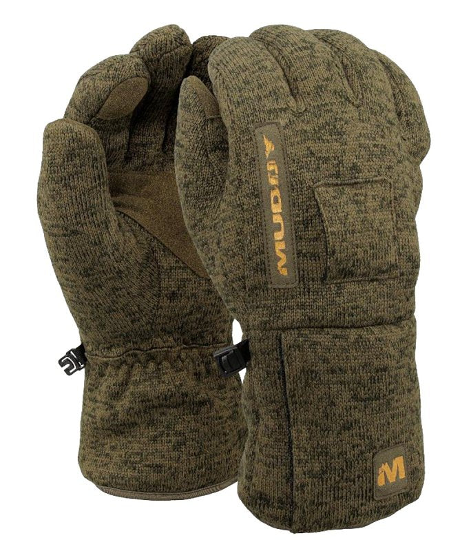 MUDDY Muddy Nucleus Series HT-MGLV-CL-L Midweight Heated Gloves, L, Polyester, Brown Clay