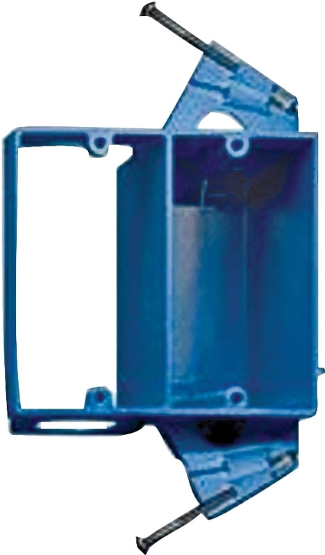 CARLON Carlon SC200DV Dual-Voltage Outlet Box, 2-Gang, PVC, Blue