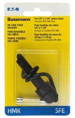 BUSSMANN Bussmann BP/HMK-RP Fuse Holder, 30 A, 12 -Fuse, Black, For: 1/4 in Dia Glass Tube Fuses AUTOMOTIVE BUSSMANN