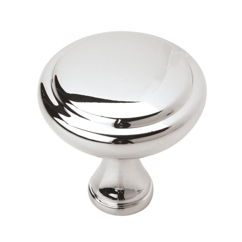 AMEROCK Amerock Arden Series BP3734026 Cabinet Knob, 1-1/4 in Projection, Zinc, Polished Chrome HARDWARE & FARM SUPPLIES AMEROCK