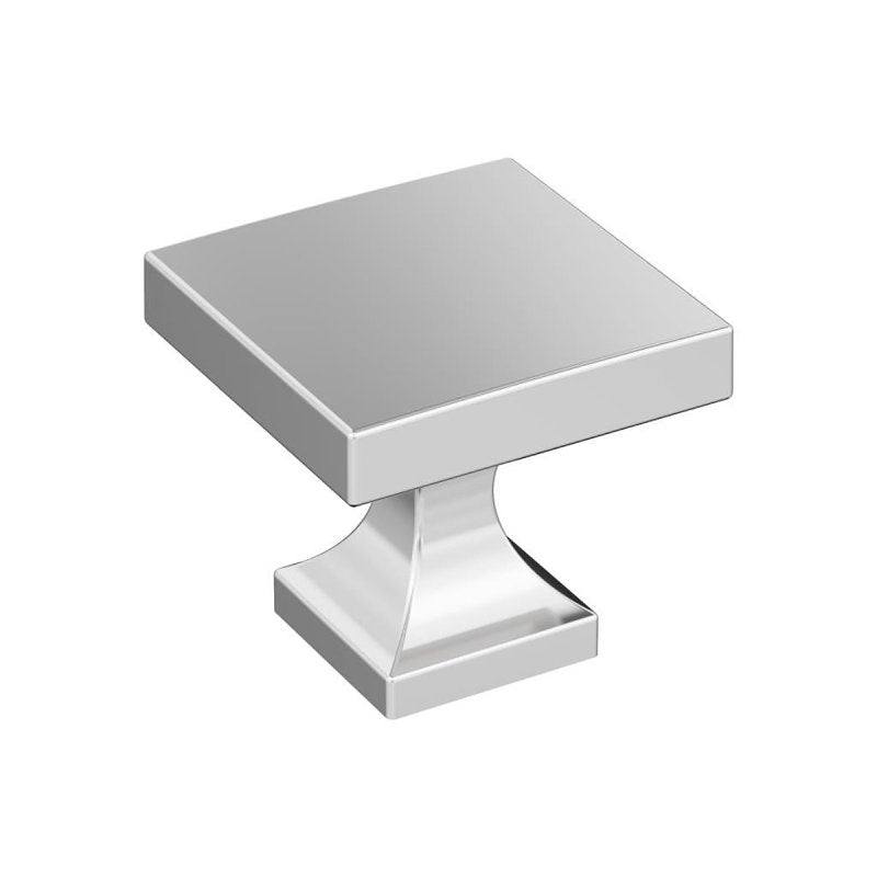 AMEROCK Amerock Pedestal Series BP3702426 Cabinet Knob, 1 in Projection, Zinc, Polished Chrome HARDWARE & FARM SUPPLIES AMEROCK
