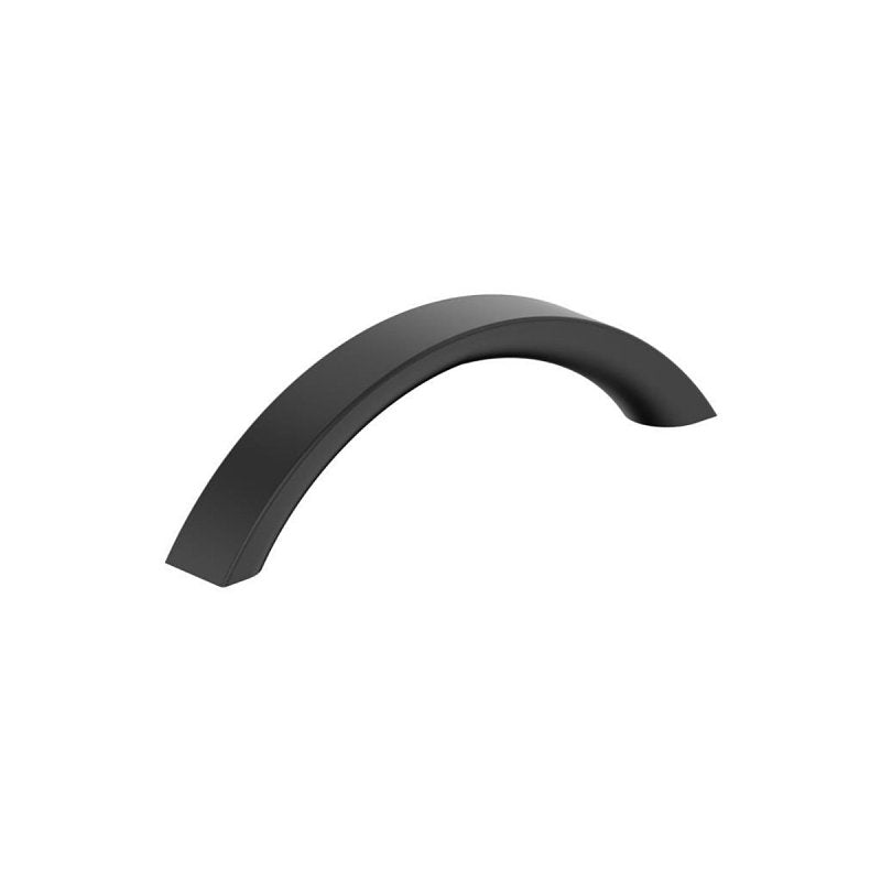 AMEROCK Amerock Parabolic Series BP37346MB Cabinet Pull, 4-1/2 in L Handle, 1-3/16 in Projection, Zinc, Matte HARDWARE & FARM SUPPLIES AMEROCK