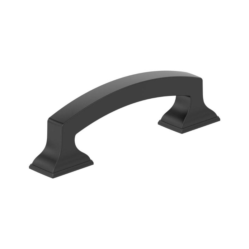 AMEROCK Amerock Incisive Series BP37120MB Cabinet Pull, 3-15/16 in L Handle, 3/8 in H Handle, 1-3/16 in Projection, Zinc HARDWARE & FARM SUPPLIES AMEROCK