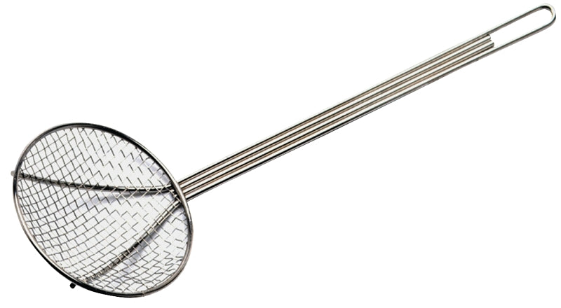 BAYOU CLASSIC Bayou Classic 0186 Mesh Skimmer, Specifications: 7 in Bowl, Nickel