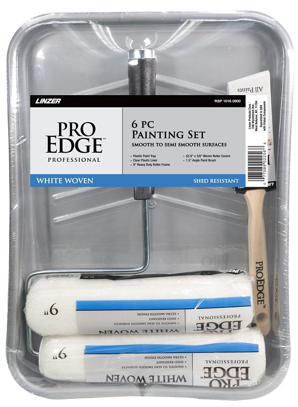 LINZER PRODUCTS Linzer RS1016 Roller and Tray Kit, Includes: (1) Metal Tray and (1) Liner