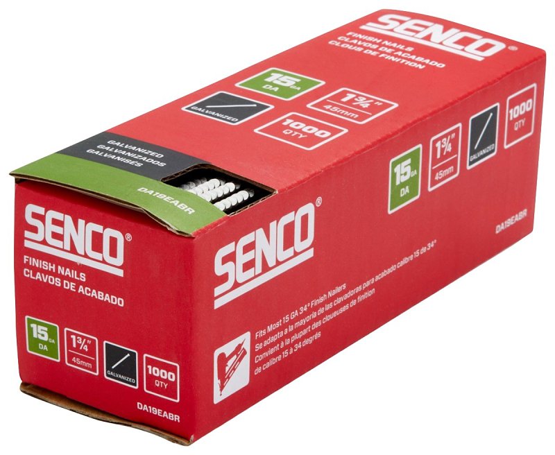 SENCO FINISH NAIL GALV 15GA 1-3/4IN