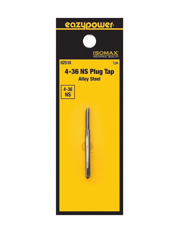 EAZYPOWER Isomax 82510 Plug Tap, 4-36 Thread, NS Thread, Tungsten Steel