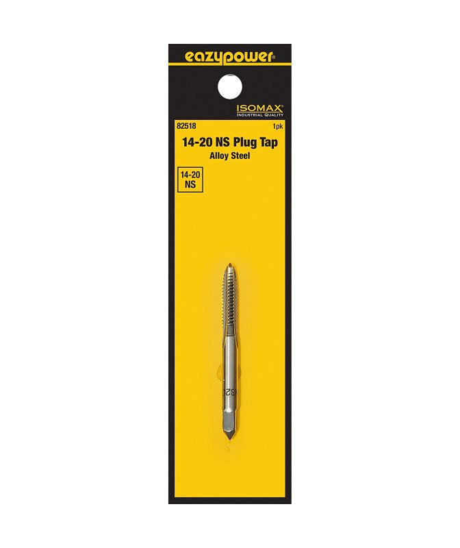 EAZYPOWER Isomax 82518 Plug Tap, #14-20 Thread, NS Thread, Tungsten Steel