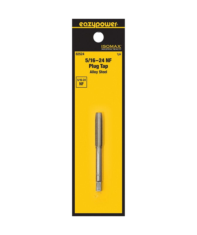 EAZYPOWER Isomax 82524 Tap, 5/16-24 Thread, NF Thread, Plug Chamfer, Tungsten Steel