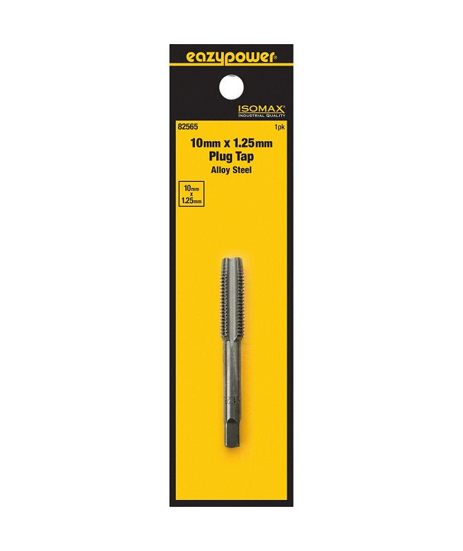 EAZYPOWER Isomax 82565 Tap, M10x1.25 Thread, Plug Chamfer, Tungsten Steel