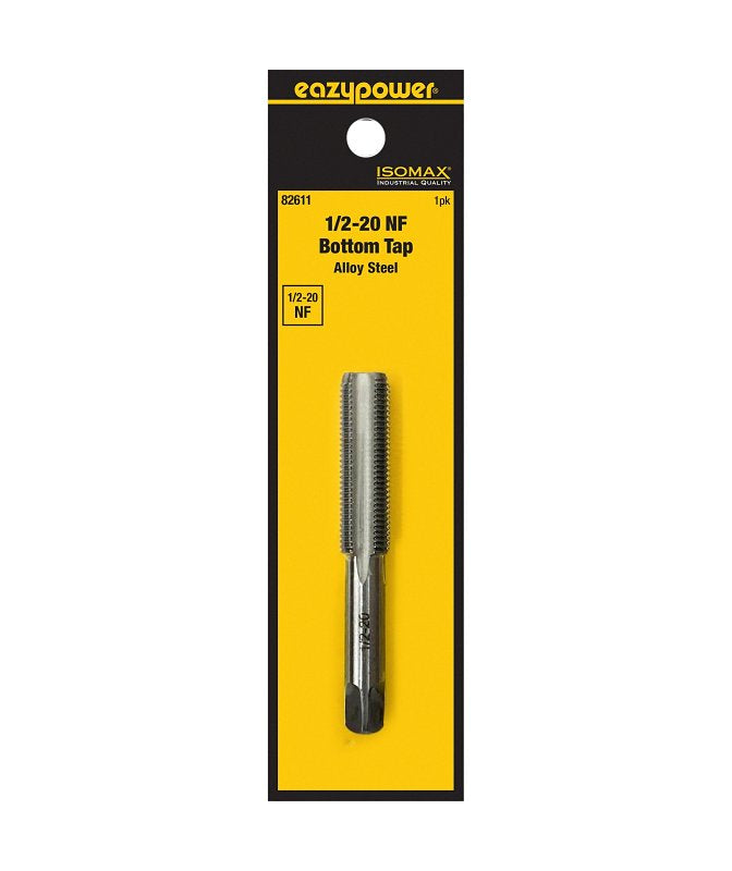 EAZYPOWER Isomax 82611 Straight Flute Tap, 1/2-20 Thread, UNF Thread, Bottom Chamfer