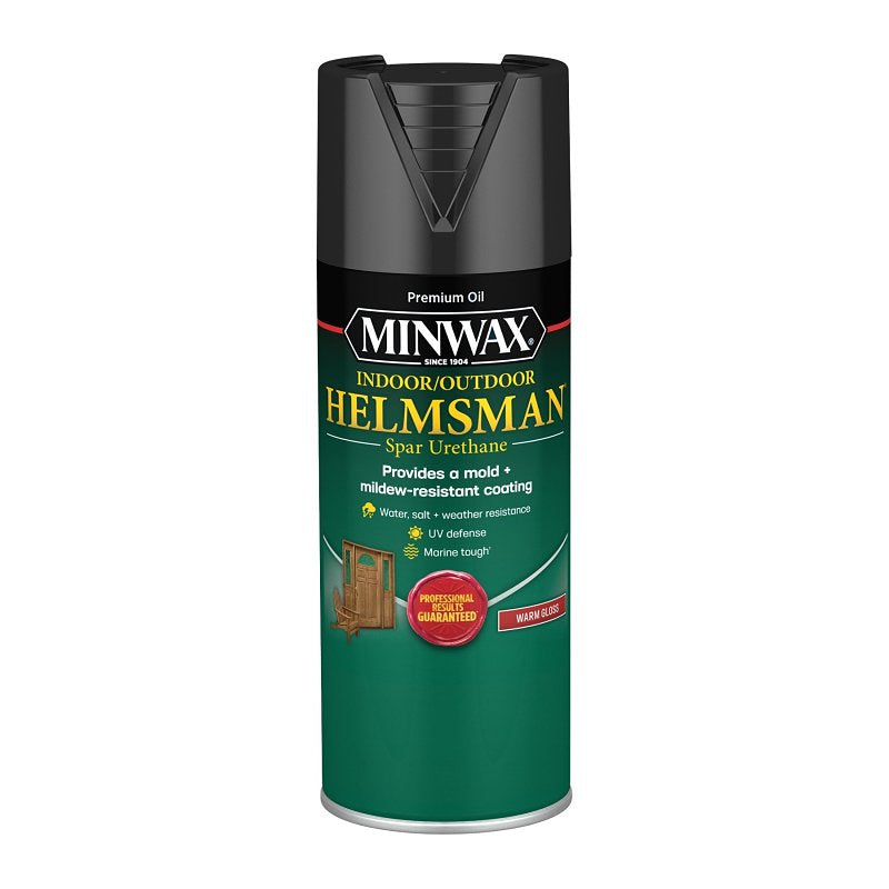 MINWAX Minwax 342500000 Spar Urethane, Warm Gloss, Clear, Liquid, 11.5 oz, Aerosol Can