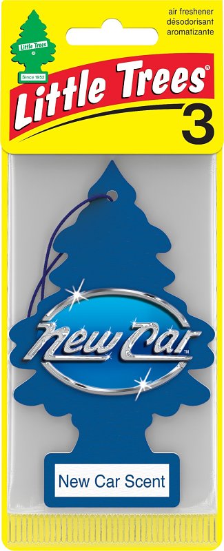 CAR FRESHNER AIR FRSHNR CRD W/STRNG NEW CAR