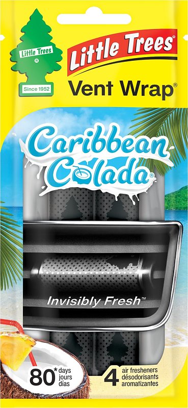 CAR FRESHNER AIR FRSHNR VNT WRP CARBEN CLDA