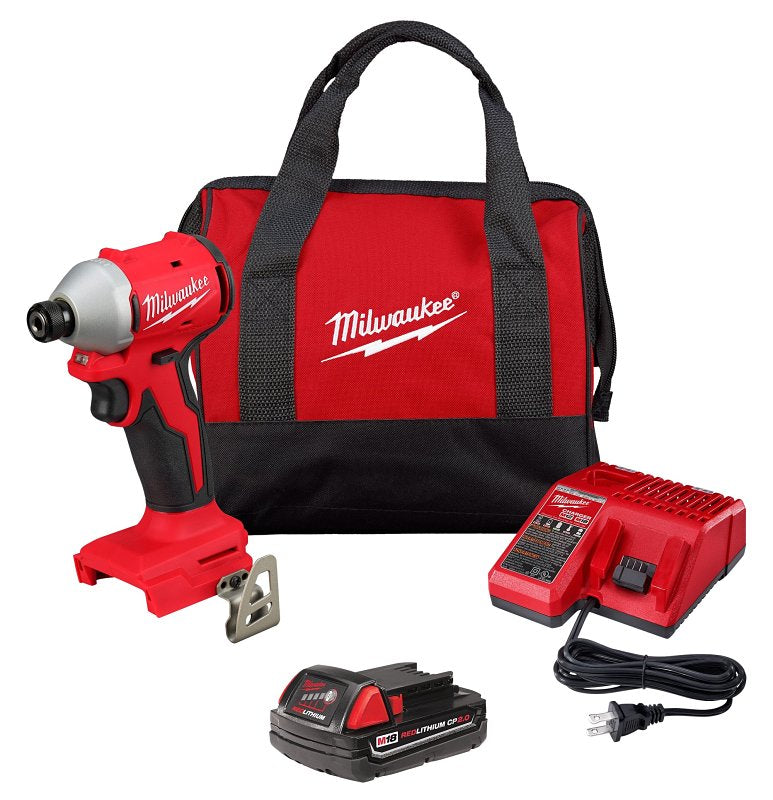 MILWAUKEE IMPACT DRVR KIT 18V 1/4IN HEX
