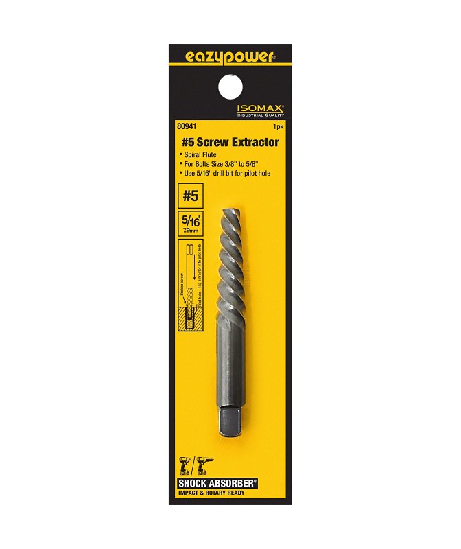 EAZYPOWER 80941 1PK  5 SCREW EXTRACTOR