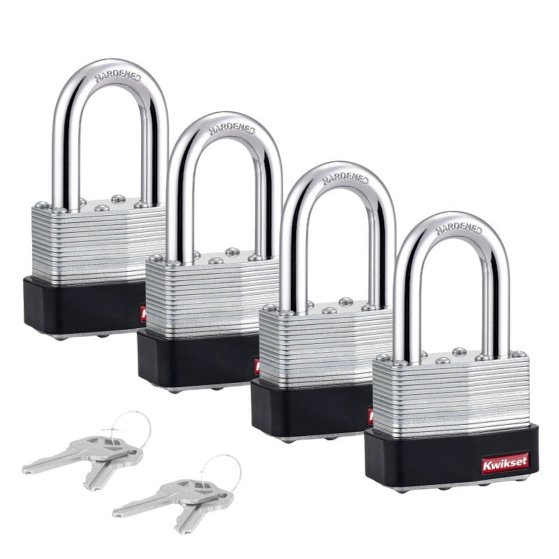 KWIKSET PADLOCK LAMIN STEEL 2 IN PADLOCK 1-1/2