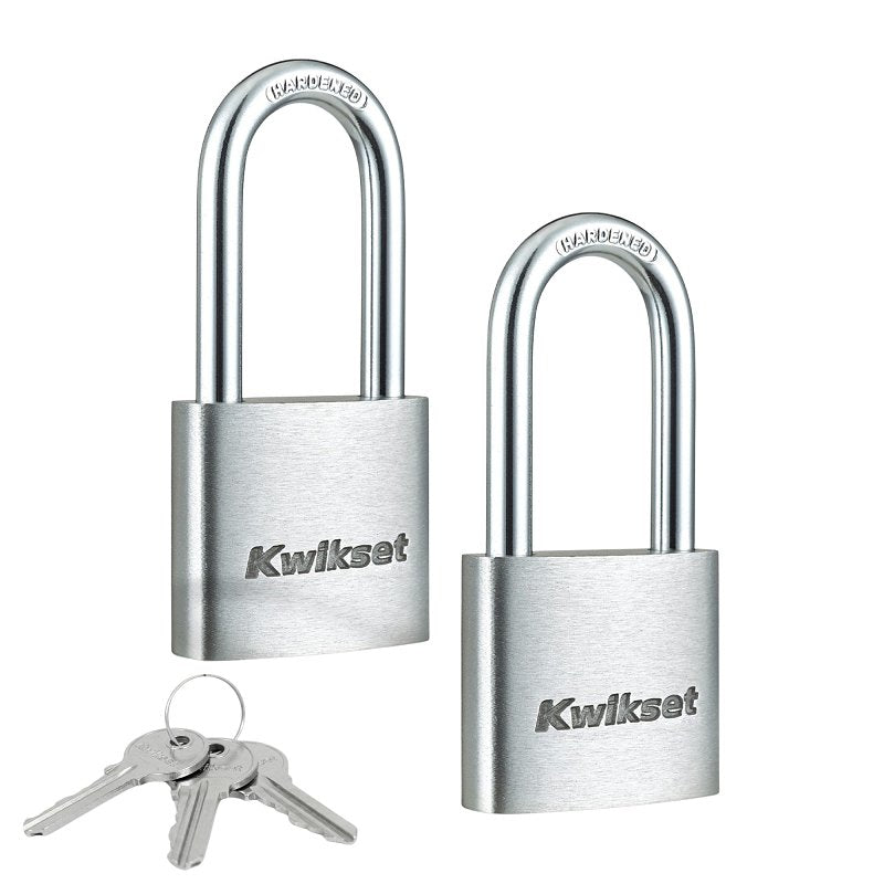 KWIKSET PADLOCK ALUMINUM 1-9/16IN PADLOCK 1-1/