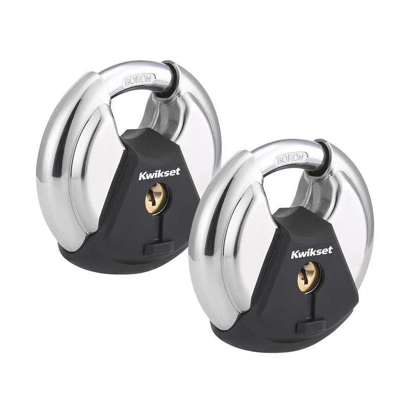 KWIKSET PADLOCK DISCUS 2-3/4IN PADLOCK 2KA SHR