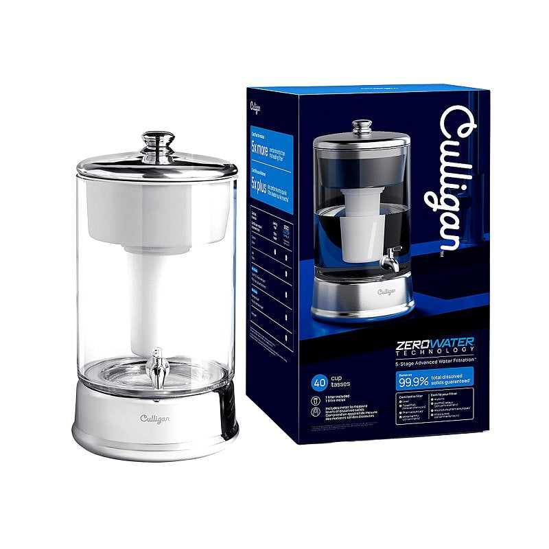 CULLIGAN GLASS DISPENSER COOL GRY 40CUP