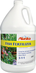 ALASKA Alaska 100099249 Fish Fertilizer, 1 gal, Jug, Liquid LAWN & GARDEN ALASKA
