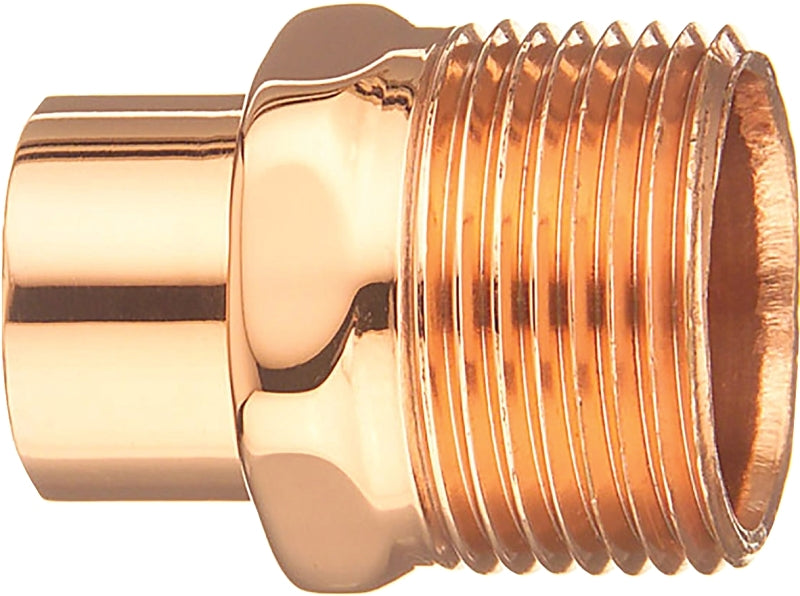 NIBCO INC. Nibco U6042 Series W01320C Pipe Adapter, 3/4 in, FTG x MPT, Copper, 582 psi Pressure PLUMBING, HEATING & VENTILATION NIBCO INC.