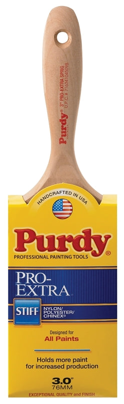 PURDY Purdy 380730 Trim Brush, Nylon/Polyester Bristle, Beaver Tail Handle PAINT PURDY