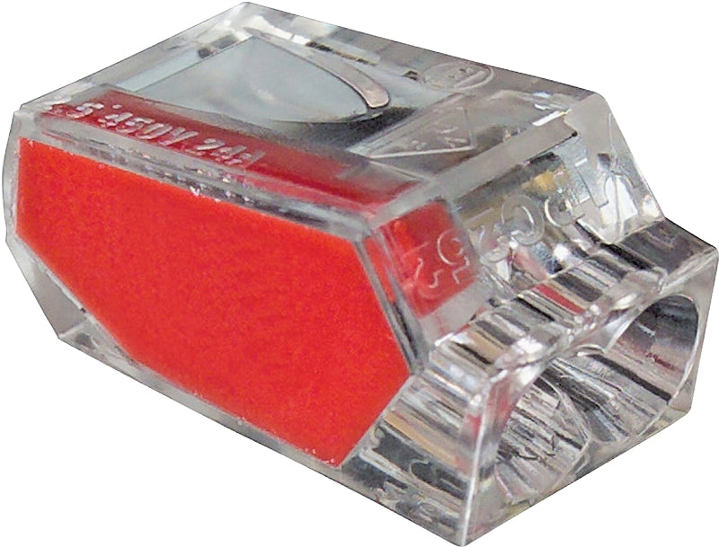GB Gardner Bender PushGard 19-PC2 Wire Connector, 22 to 12 AWG Wire, Copper Contact, Polycarbonate Housing Material