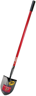 BULLY TOOLS BULLY Tools 82515 Shovel, 9 in W Blade, 14 ga Gauge, Steel Blade, Fiberglass Handle, Long Handle, 48-1/2 in L Handle LAWN & GARDEN BULLY TOOLS