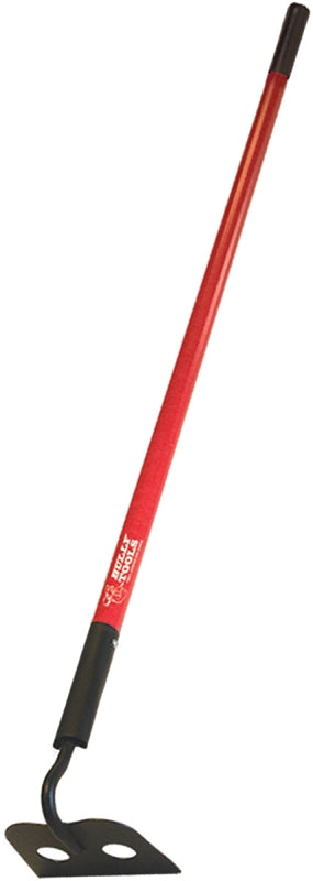 BULLY TOOLS BULLY Tools 92360 Mason Hoe, 4-1/4 in L Blade, 6-1/2 in W Blade, Steel Blade, 57 in L Handle, Fiberglass Handle