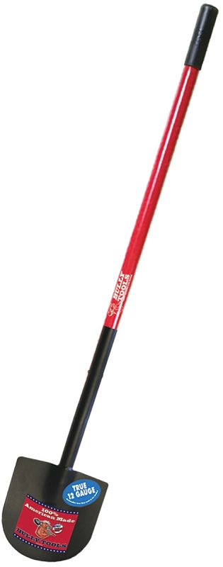 BULLY TOOLS BULLY Tools 92702 Caprock/Pony Shovel, 9 in W Blade, 12 ga Gauge, Steel Blade, Fiberglass Handle, Long Handle LAWN & GARDEN BULLY TOOLS
