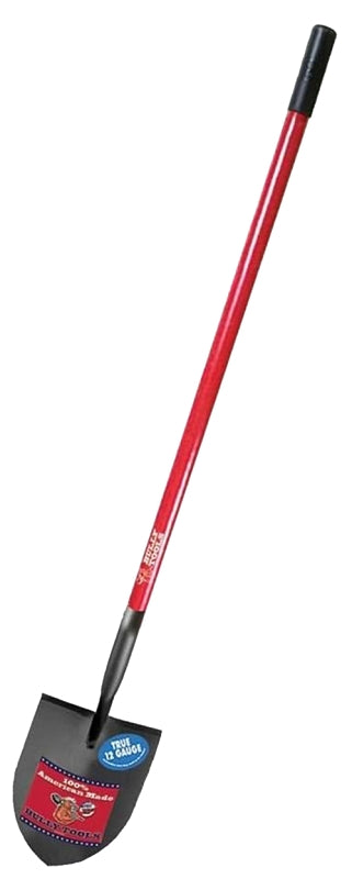 BULLY TOOLS BULLY Tools 92716 Irrigation Shovel, 7-1/4 in W Blade, 12 ga, Steel Blade, Fiberglass Handle, Cushion Grip Handle