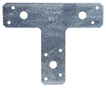 SIMPSON STRONG-TIE Simpson Strong-Tie T 66T T-Strap Tie, 14 ga Gauge, Steel, Galvanized/Zinc