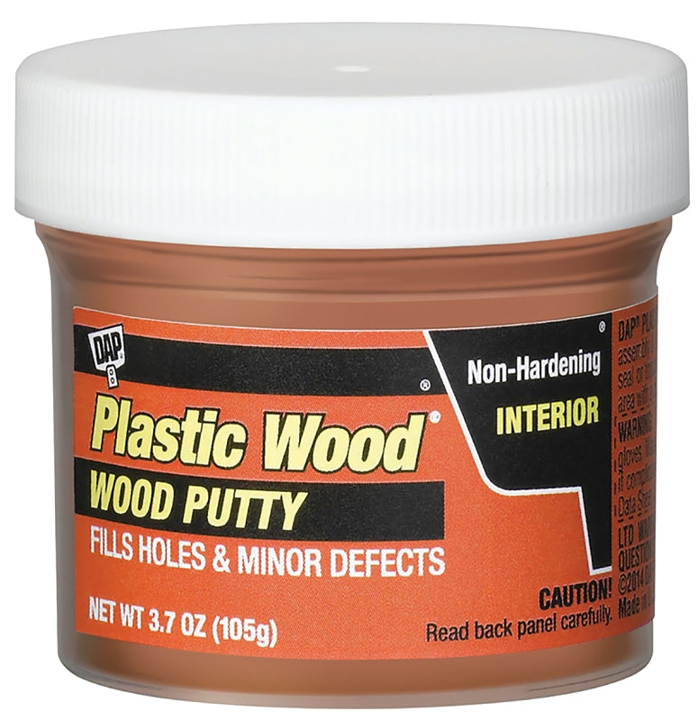 DAP DAP Plastic Wood 21250 Wood Putty, Paste, Mild, Pleasant, Cherry, 3.7 oz