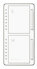 LUTRON CONTROL FAN/LIGHT F/DMMR WHITE ELECTRICAL LUTRON