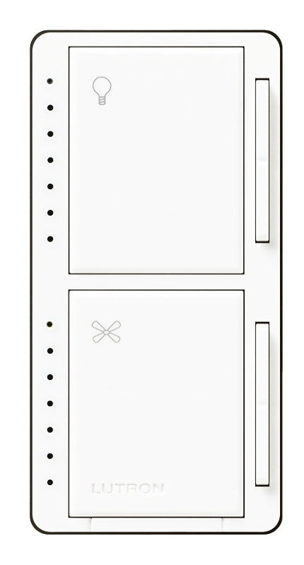 LUTRON CONTROL FAN/LIGHT F/DMMR WHITE ELECTRICAL LUTRON