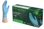 AMMEX Ammex X346100 Non-Sterile Disposable Gloves, L, Nitrile, Powder-Free, Blue