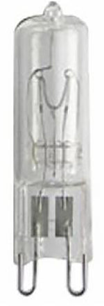 GE GE Edison Series 16755 Halogen Bulb, 40 W, G9 Lamp Base, T4 Lamp, White Light, 480 Lumens, 2750 K Color Temp ELECTRICAL GE