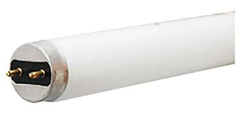 GE GE 17705 Light Bulb, 18 W, T8 Lamp, G13 Medium Bi-Pin Lamp Base, 1190 Lumens, 4100 K Color Temp, Cool White Light