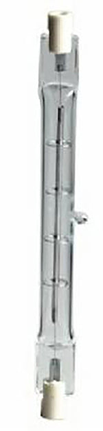 GE GE 22489 Halogen Bulb, 100 W, R7 Recessed Single Contact Lamp Base, T3 Lamp, White Light, 1500 Lumens ELECTRICAL GE