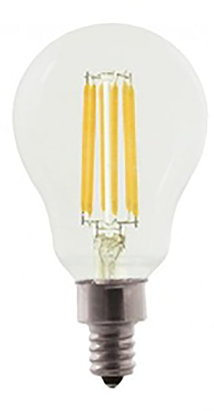GE GE 24302 LED Bulb, Decorative, A15 Lamp, 40 W Equivalent, E12 Lamp Base, Dimmable, Soft White Light, 2700 K Color Temp ELECTRICAL GE