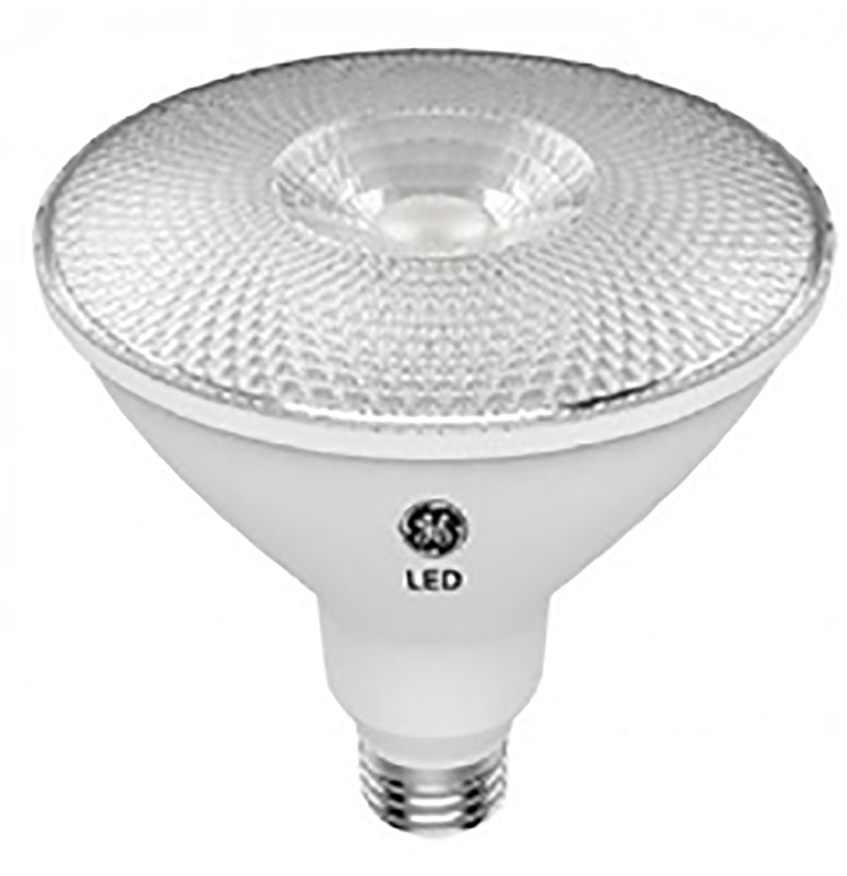 GE GE 38460 LED Bulb, Flood/Spotlight, PAR38 Lamp, E26 Lamp Base, Dimmable, Warm White Light, 3000 K Color Temp ELECTRICAL GE