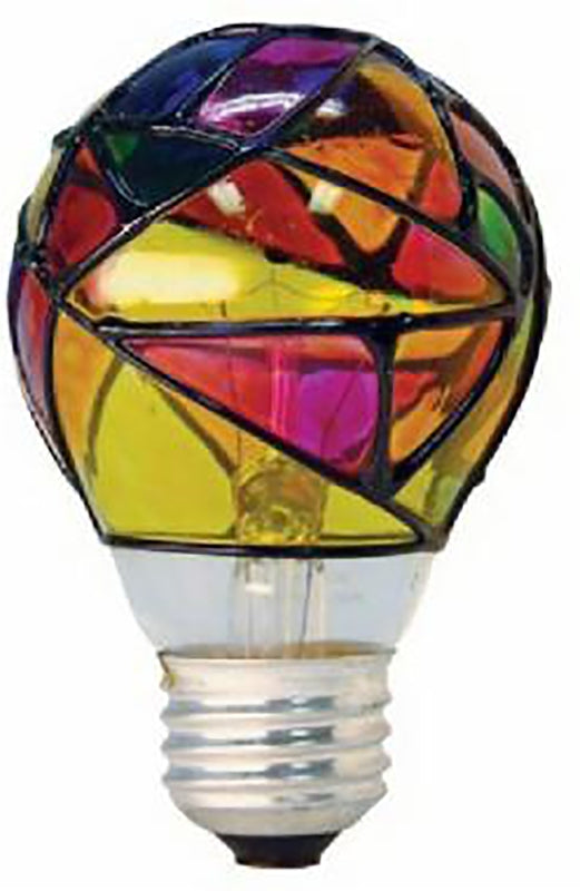 GE GE 46645 Party Light Bulb, A19 Bulb, 25 W, Soft White Bulb, Incandescent Bulb, 2500 K Color Temp, 380 Lumens ELECTRICAL GE