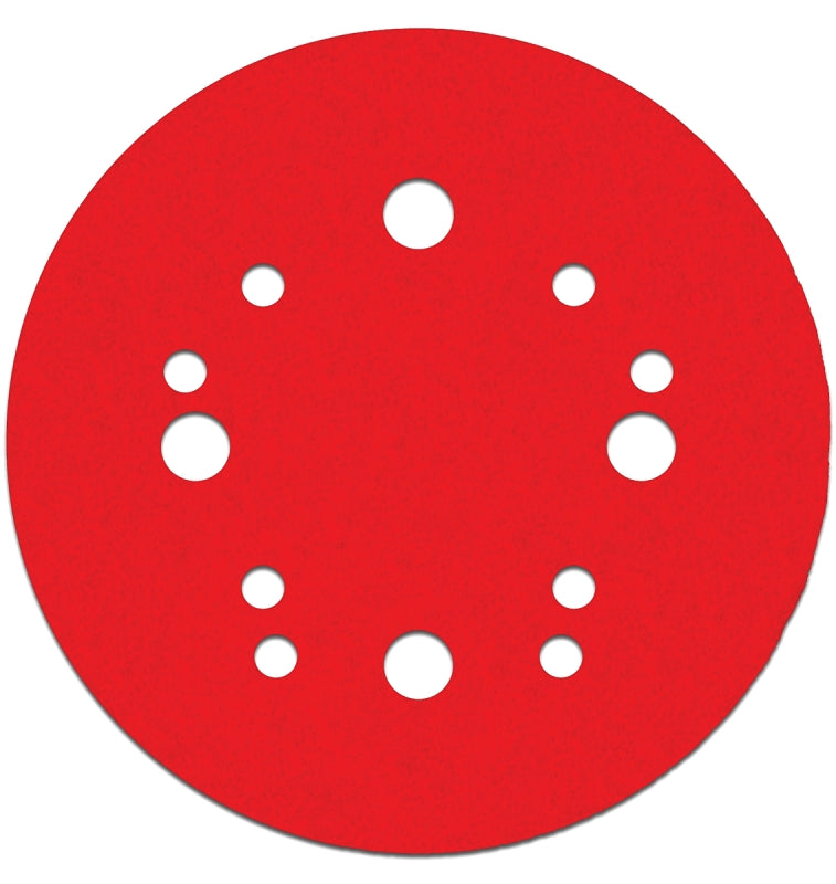 DIABLO Diablo Hook & Lock DCD050080H15G Sanding Disc, 5 in Dia, 80 Grit, Coarse, Ceramic Abrasive, 12-Hole TOOLS DIABLO