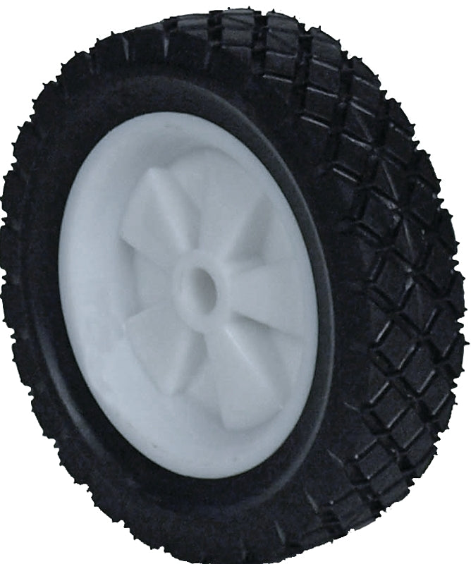 MARTIN WHEEL MARTIN Wheel 875P-OF Lawn Mower Wheel, Semi-Pneumatic, Plastic/Rubber OUTDOOR LIVING & POWER EQUIPMENT MARTIN WHEEL