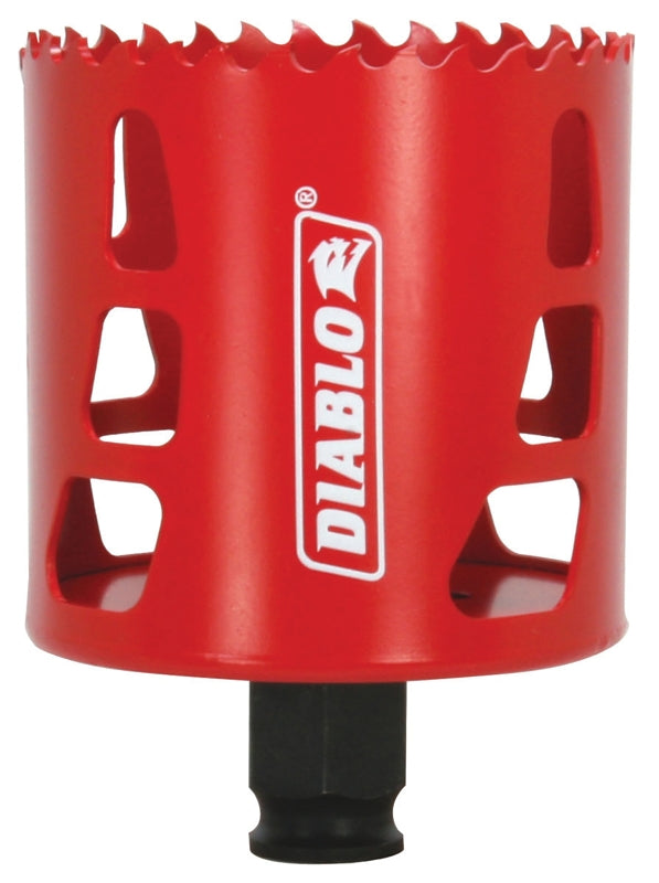 DIABLO Diablo DHS2625 Hole Saw, 2-5/8 in Dia, 2-3/8 in D Cutting, 3/8 in Arbor, Bi-Metal Cutting Edge TOOLS DIABLO